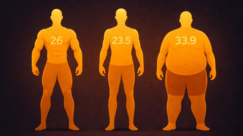 Different body compositions can share the same BMI — illustrating its limitations