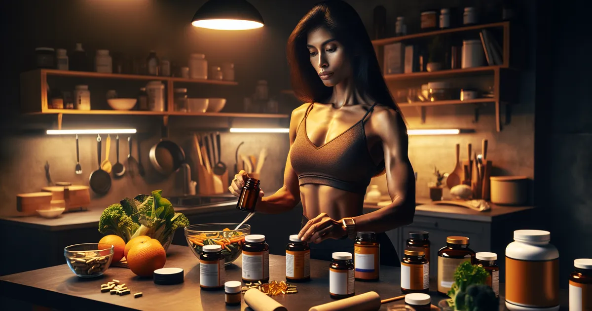 A variety of ADHD supplements on a table