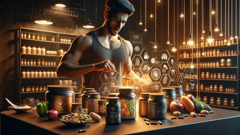 Close-up of a probiotic capsule on a spoon