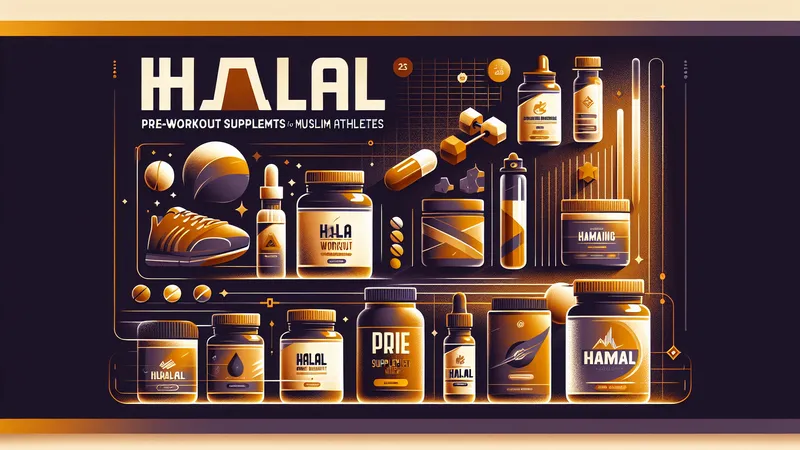 Non-halal ingredients in pre-workout supplements — E-numbers and hidden sources