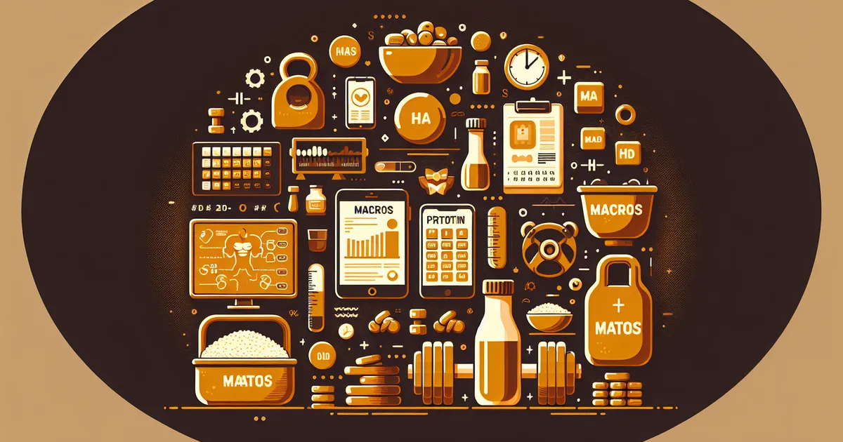 A balanced meal with protein, carbs, and fats on a plate