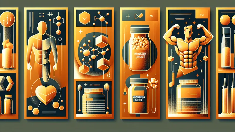Magnesium absorption comparison chart — glycinate vs citrate vs oxide