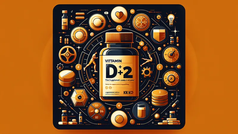 Illustration showing how vitamin D3 and K2 work together in the body